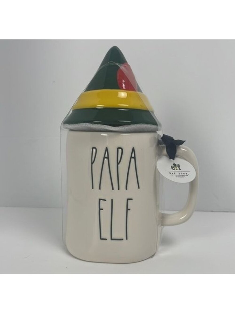 Rae Dunn Papa Elf 16oz Ceramic Mug NEW NWT holiday coco gift cup Christmas